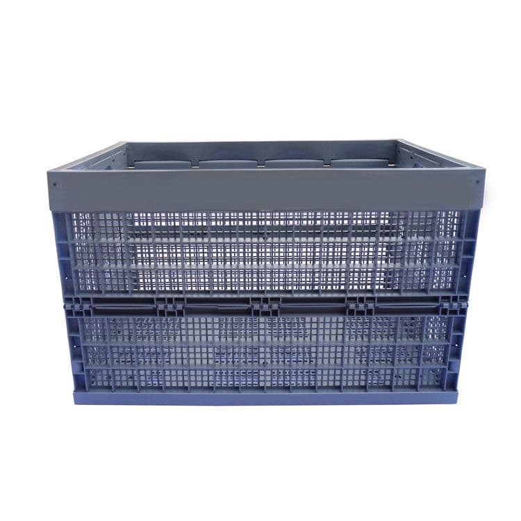 collapsible plastic storage crates
