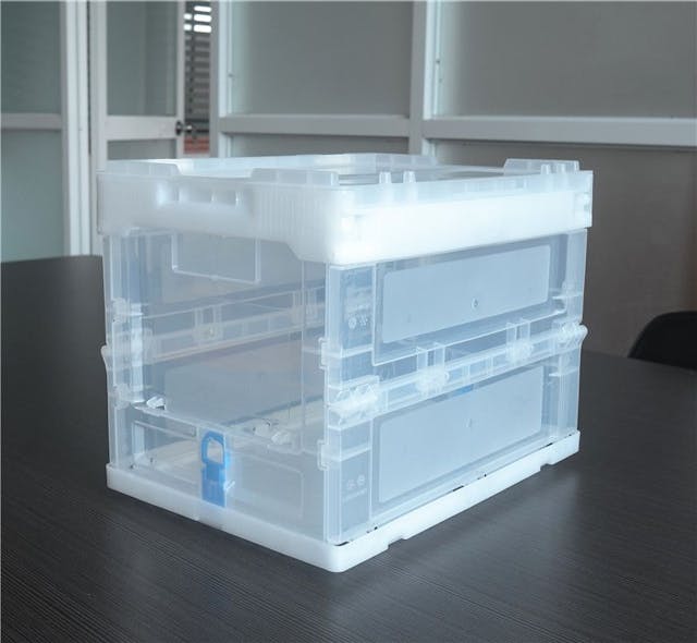 transparent box folding