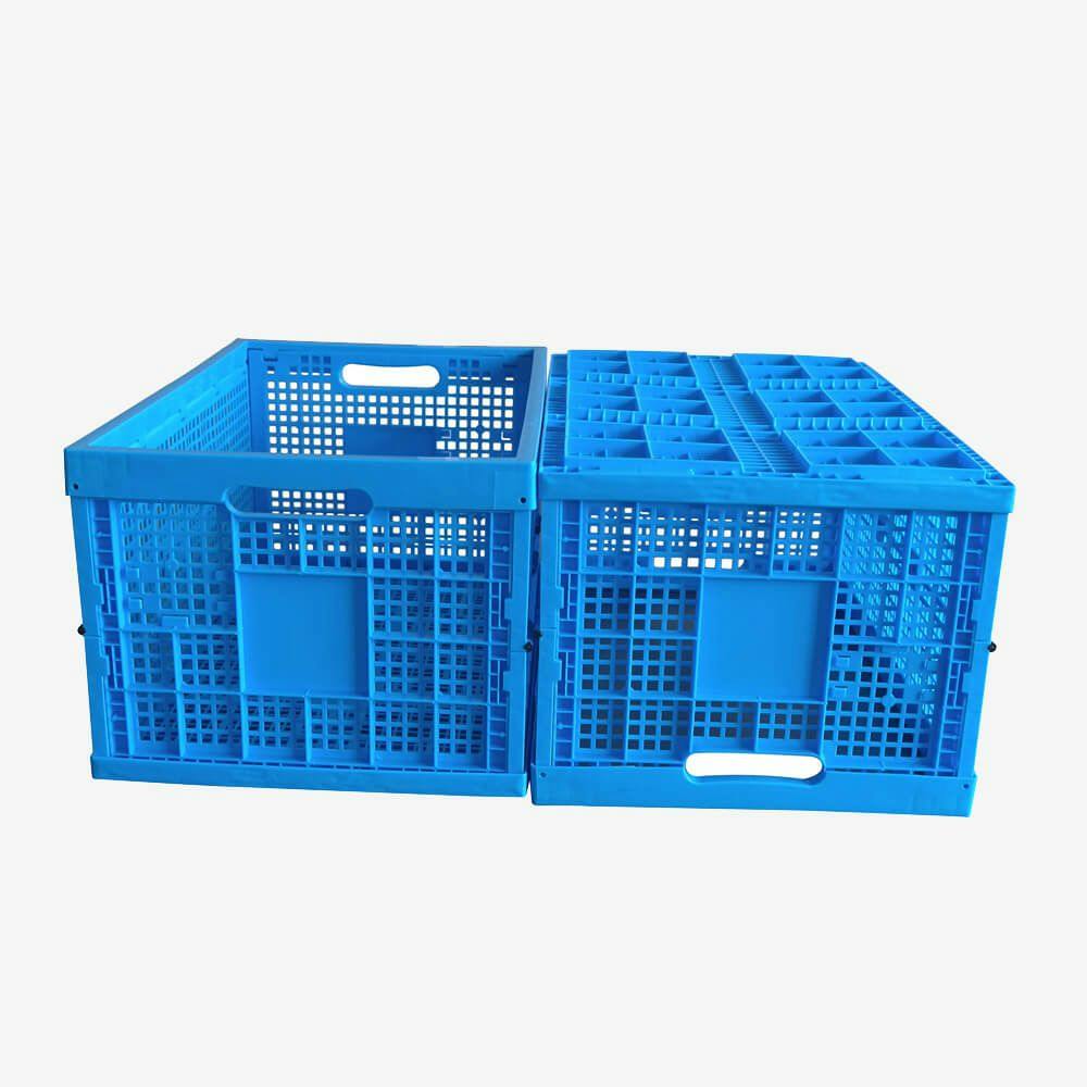 Durable foldable plastic storage box for wholesale