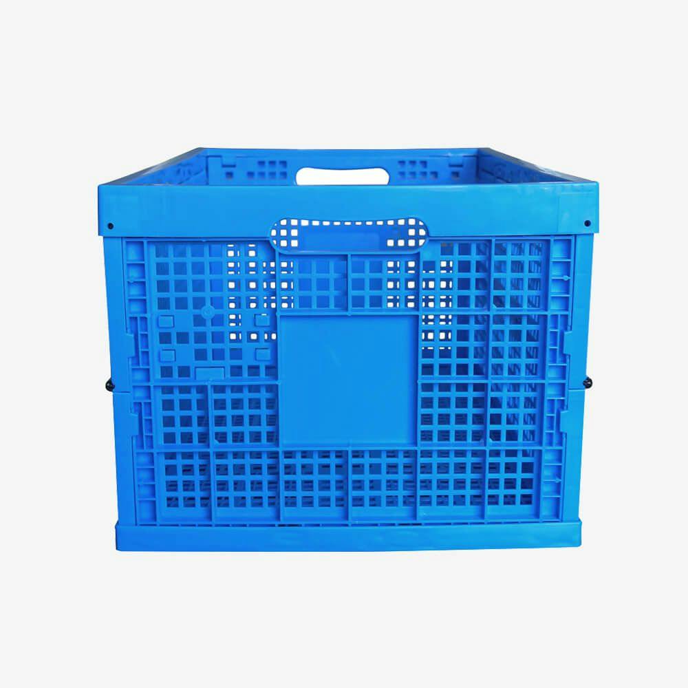 Durable foldable plastic storage box for wholesale