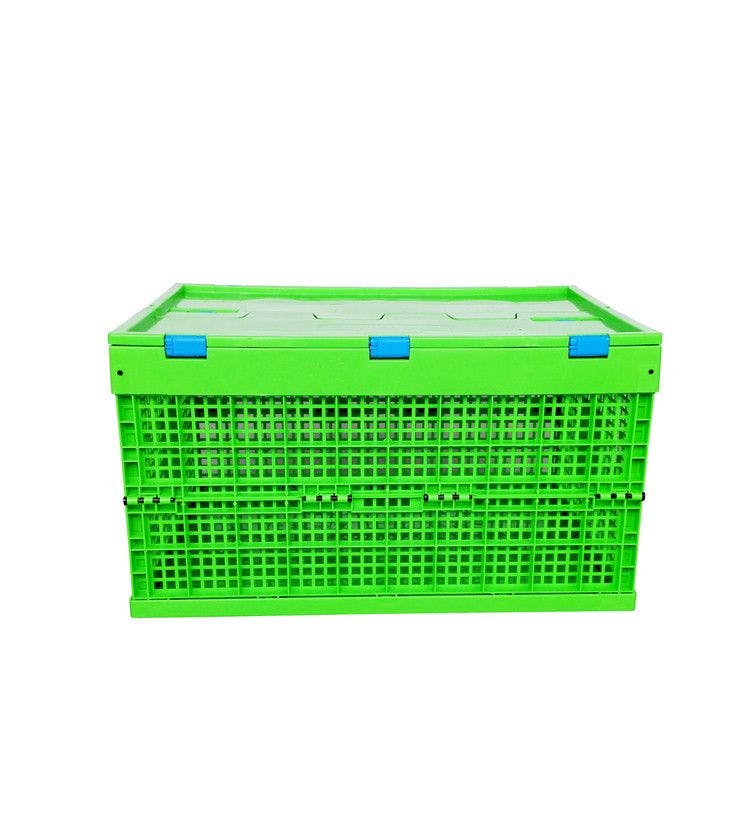 collapsible plastic crates with lids
